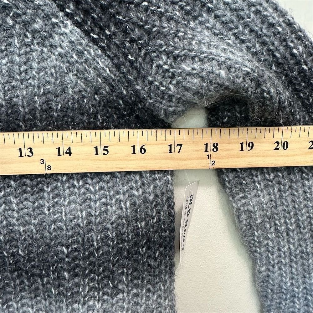 NEW Women's Grey Gradient Knit Pullover Sweater Size M Minimalist Hygge Cozy - Picture 8 of 8